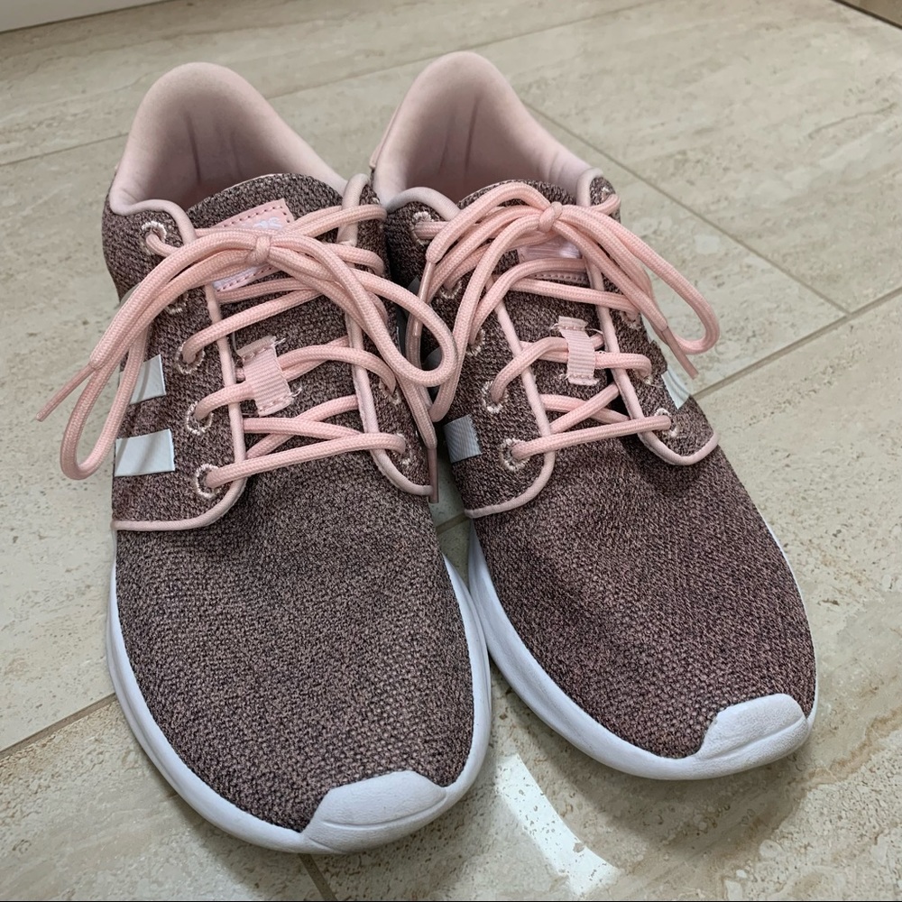 Adidas neo - pink & white athletic shoes